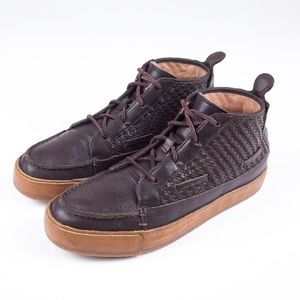 Nike Aina Chukka Woven Leather High Tops Sneakers